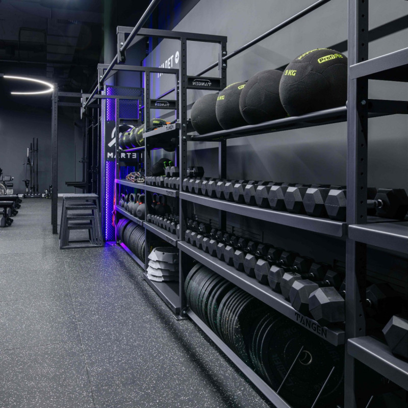 Гантель гексагональная обрезиненная PROFI-FIT