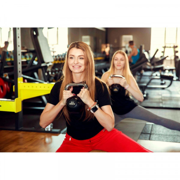 Гиря обрезиненная с хромированной ручкой PROFI-FIT