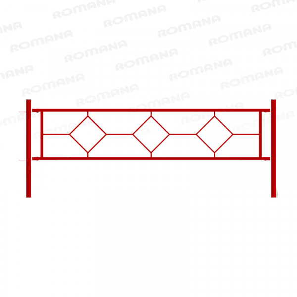Секция ограждения Romana 303.03.00