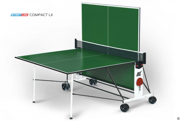 Теннисный стол START LINE COMPACT LX  с сеткой  Green