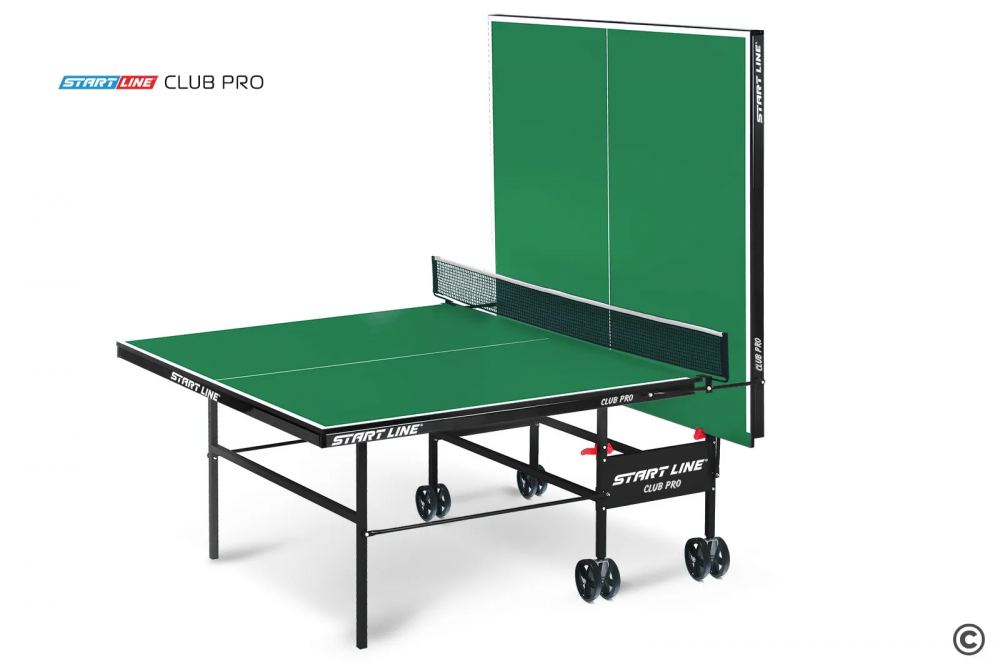 Теннисный стол START LINE Club PRO 16 мм с сеткой Green
