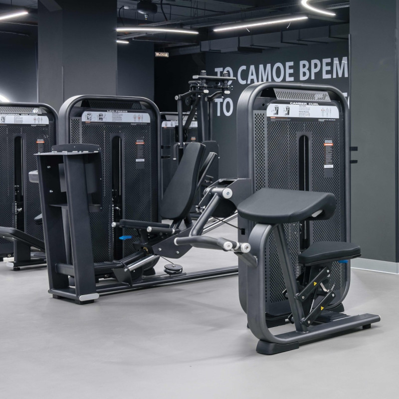 Бицепс-машина сидя. DHZ E7030 (Стек 80 кг)