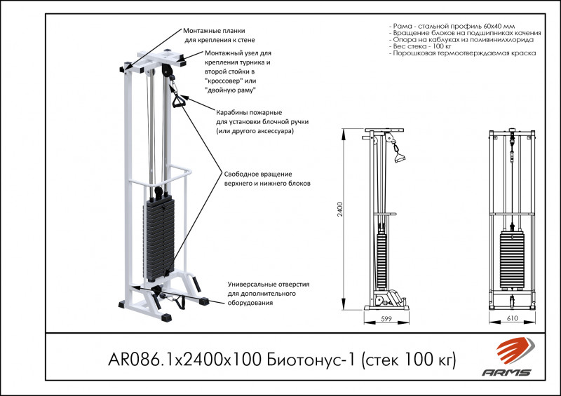 Биотонус-1 (стек 100 кг)