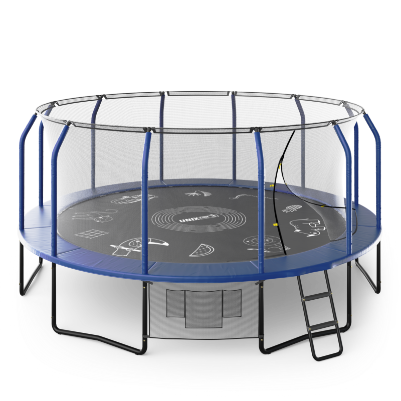 Батут UNIX line SUPREME GAME 16 ft (blue)