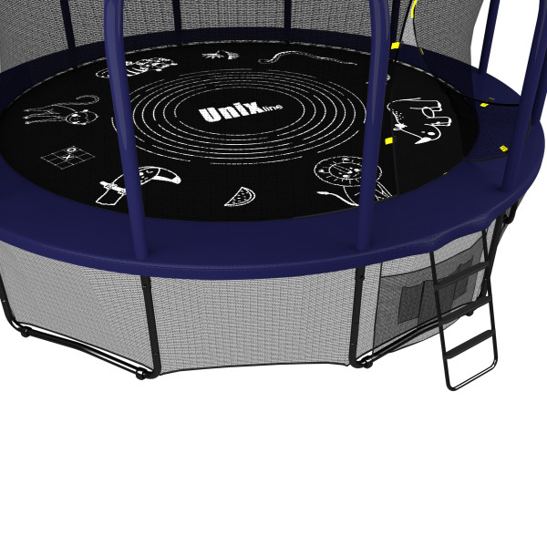 Батут UNIX line SUPREME GAME 8 ft (blue)