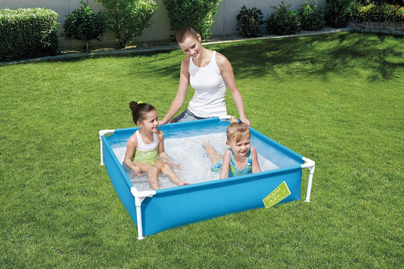Каркасный бассейн Bestway My First Pool 122х122х30,5см, 365л, от 2 лет