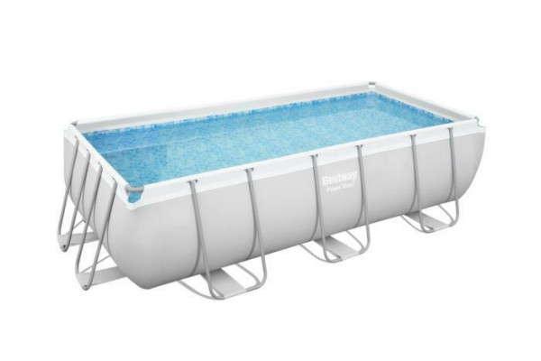 Каркасный бассейн Bestway Power Steel 404х201х100см, 6478л, песч.фил.-нас. 2006л/ч, лестница, попл.-дозатор