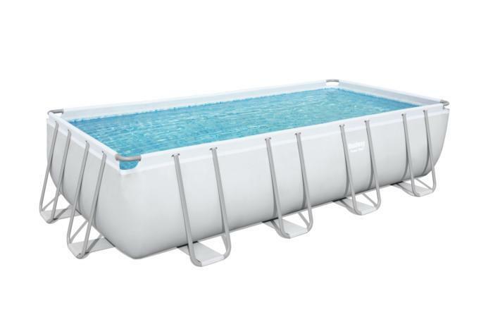 Каркасный бассейн Bestway Power Steel 549х274х122см, 14812л, песч.фил.-нас. 5678/ч, лестн., тент, попл.-доз.