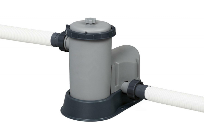 Каркасный бассейн Bestway Power Steel 640х274х132см, 19281л, фил.-насос 5678л/ч, лестница, тент, попл.-доз.