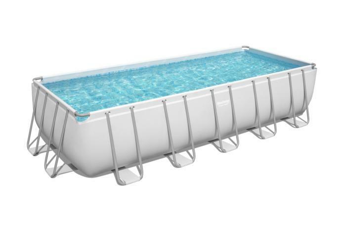 Каркасный бассейн Bestway Power Steel 640х274х132см, 19281л, фил.-насос 5678л/ч, лестница, тент, попл.-доз.