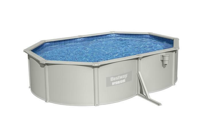 Стальной бассейн Bestway Hydrium 500х360х120см, 16296л, песч.фил.-нас 3028л/ч, лестн, тент, подст, попл.-доз