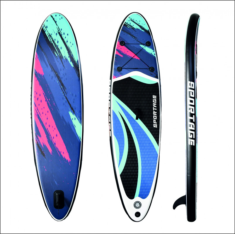 SUP-доска для плавания Tornado, 320*80*15 см + 4 аксессуара, до 150 кг Sportage