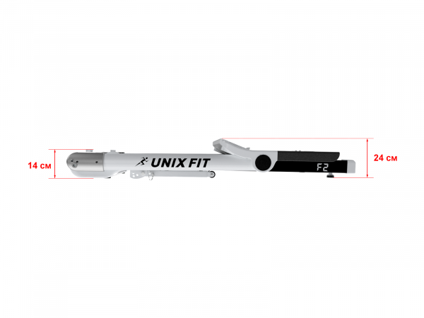 Беговая дорожка UNIX Fit Hi-tech F2 Arctic Ice
