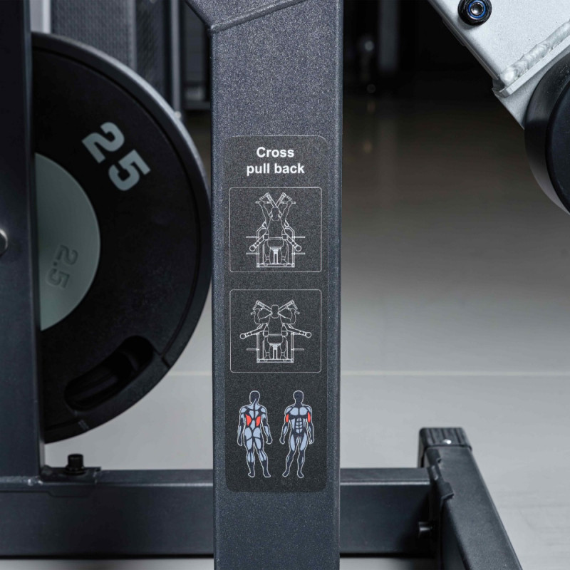 Тяга сверху через стороны DHZ D610
