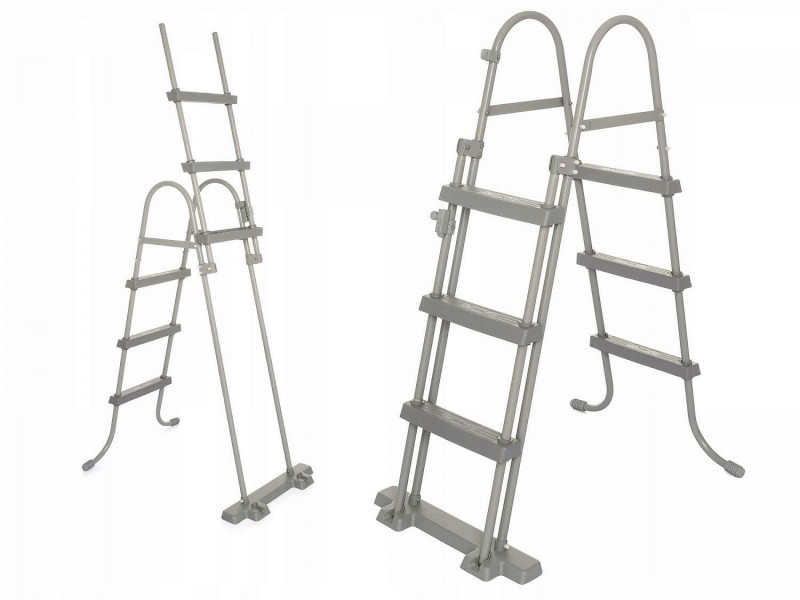 Каркасный бассейн Bestway Power Steel 427х250х100см "Ротанг" 7250л, фил.-нас. 2006л/ч, лестн, тент, попл-доз