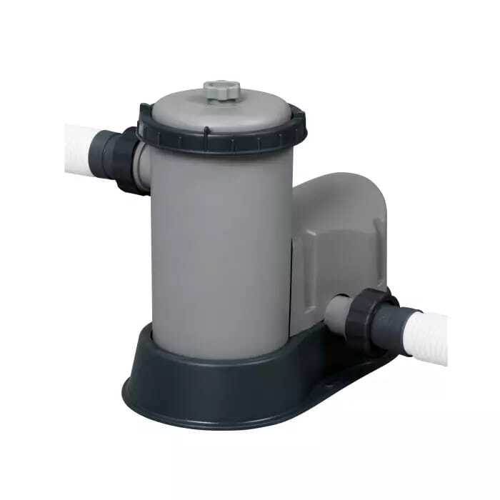Каркасный бассейн Bestway Power Steel 610х366х122см, 20241л, фил.-насос 5678л/ч, лестница, тент, попл.-доз (5611R BW)