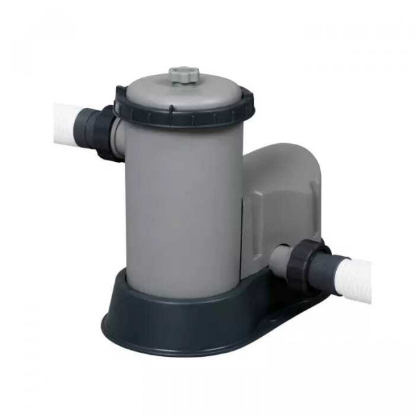 Каркасный бассейн Bestway Power Steel 610х366х122см, 20241л, фил.-насос 5678л/ч, лестница, тент, попл.-доз (5611R BW)