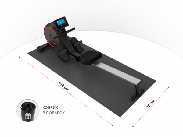 Гребной тренажер UNIX Fit Techno Rower 410E