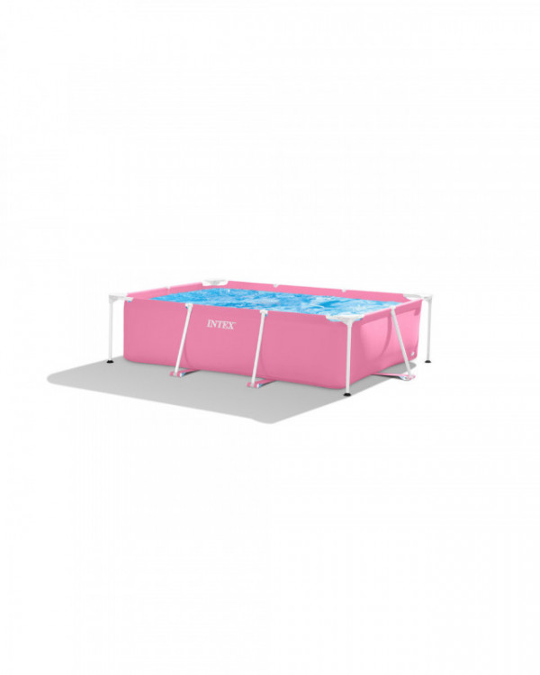 Каркасный бассейн Intex Pink Metal Frame 220х150х60см, 1662л