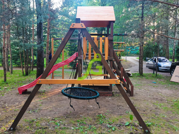 Детская площадка IgraGrad Панда Фани с балконом мод.1