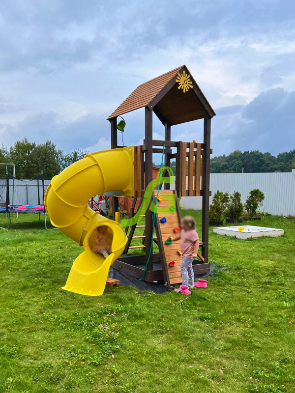 Детская площадка IgraGrad Панда Фани Tower с трубой