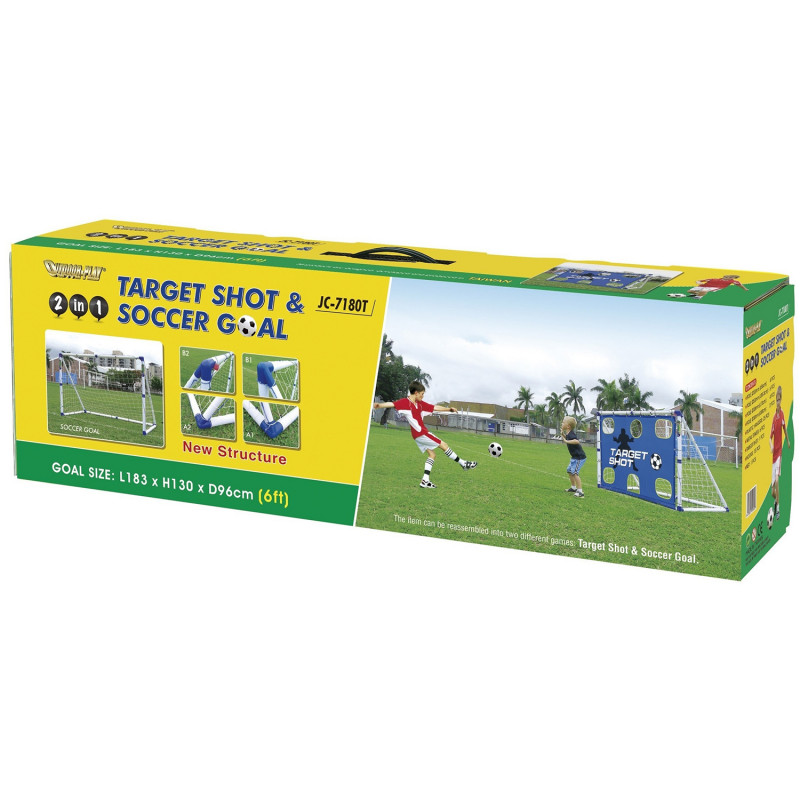 Ворота игровые DFC 2 в 1 GOAL7180T