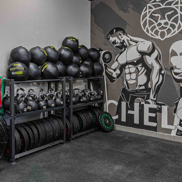 Медицинбол набивной (Wallball) PROFI-FIT