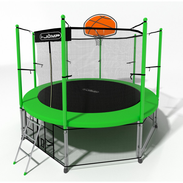 Батут i-Jump Basket 12ft green