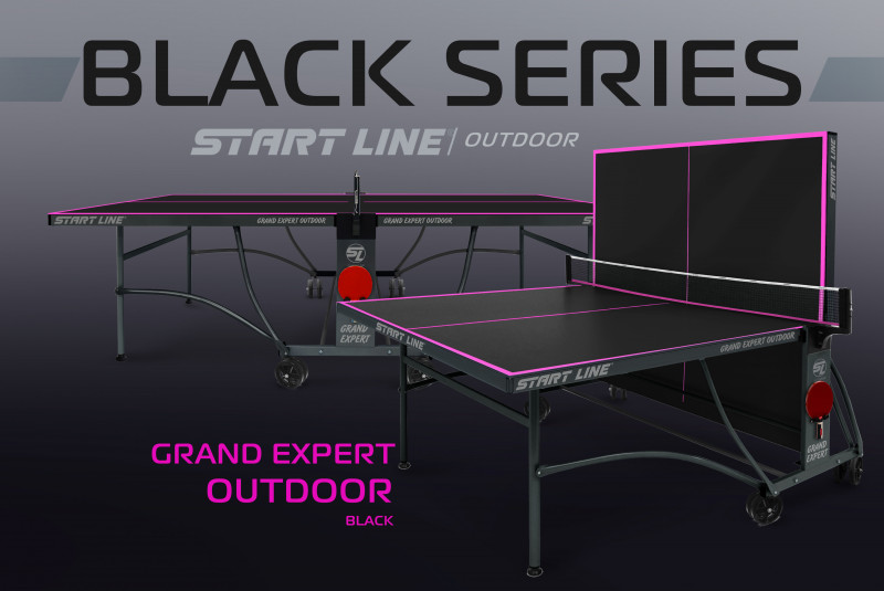 Теннисный стол Grand EXPERT 6 Всепогодный Black