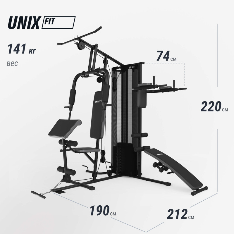 Силовой комплекс UNIX Fit BLOCK 70 MULTI