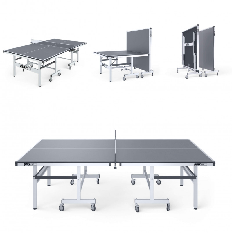 Профессиональный теннисный стол UNIX Line 25 mm MDF (Grey)